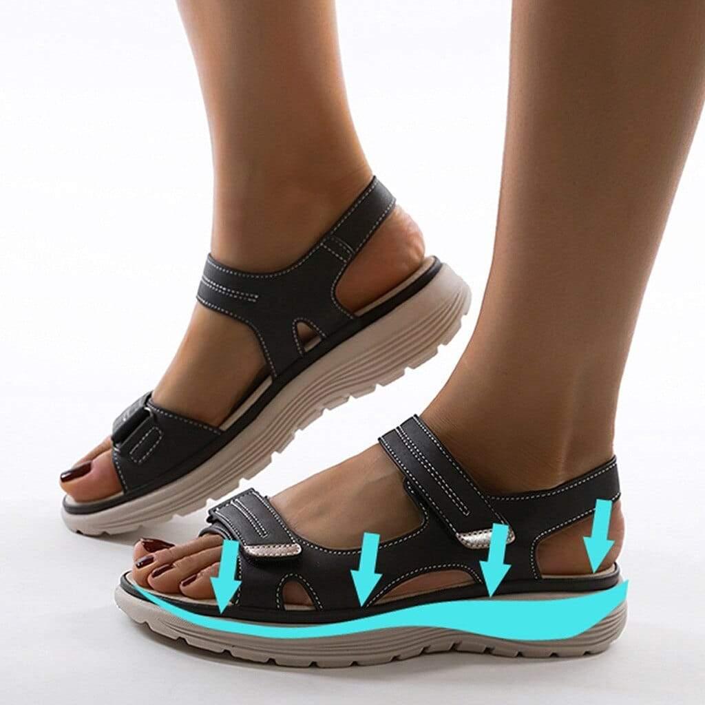 "Ergonomische dames sandalen met verstelbare bandjes, elegant design, comfortabel voetbed, perfecte keuze voor elke dag."