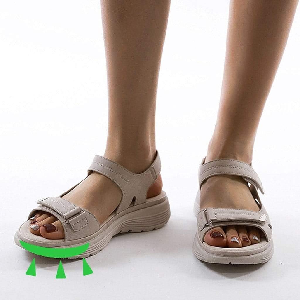 "Ergonomische dames sandalen met verstelbare bandjes, elegant design, comfortabel voetbed, perfecte keuze voor elke dag."