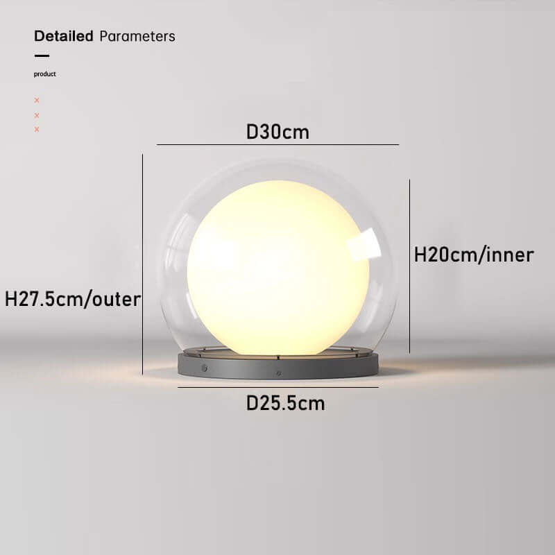 Moderne Buitenlamp - Maanvormig Design