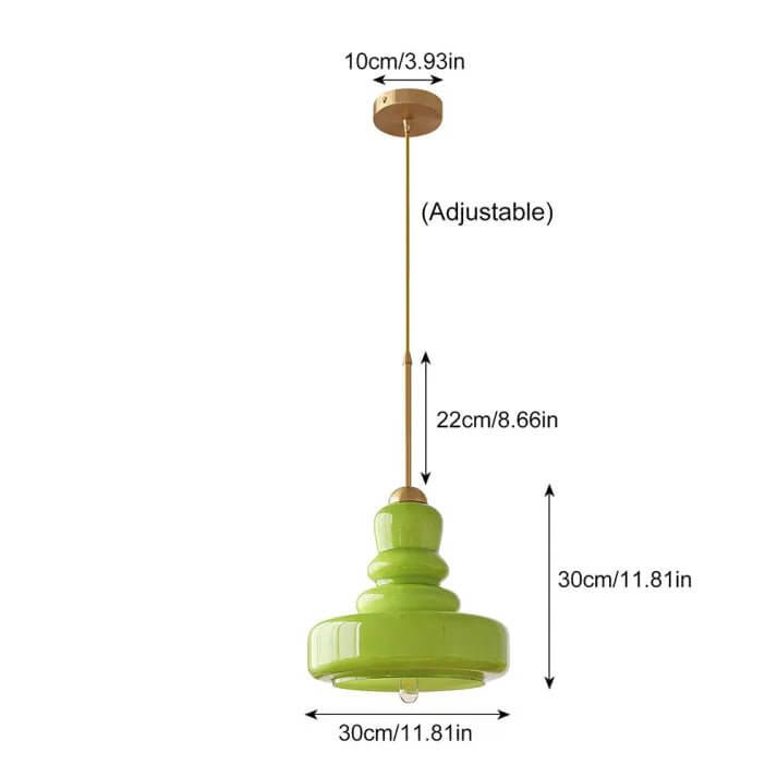 Glazen Hanglamp - Bauhaus Design
