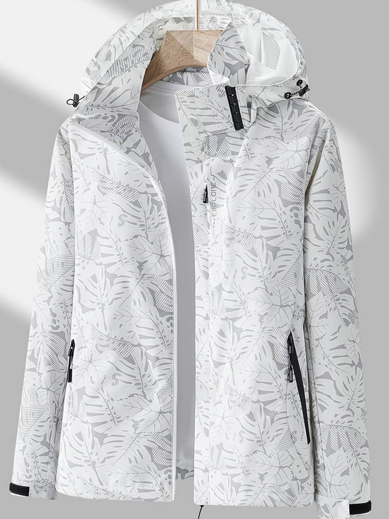 "Finn herenjas, water- en winddicht, regular fit, verkrijgbaar in diverse kleuren, klassieke look, outdoorstijl."