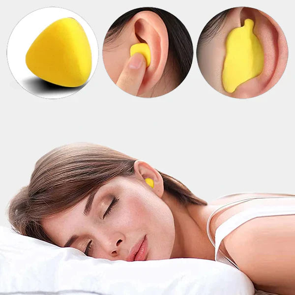 "Geluiddichte en waterdichte oordopjes, hypoallergeen, comfortabele pasvorm, blauw en zwart, voor vrouwen, diverse situaties.