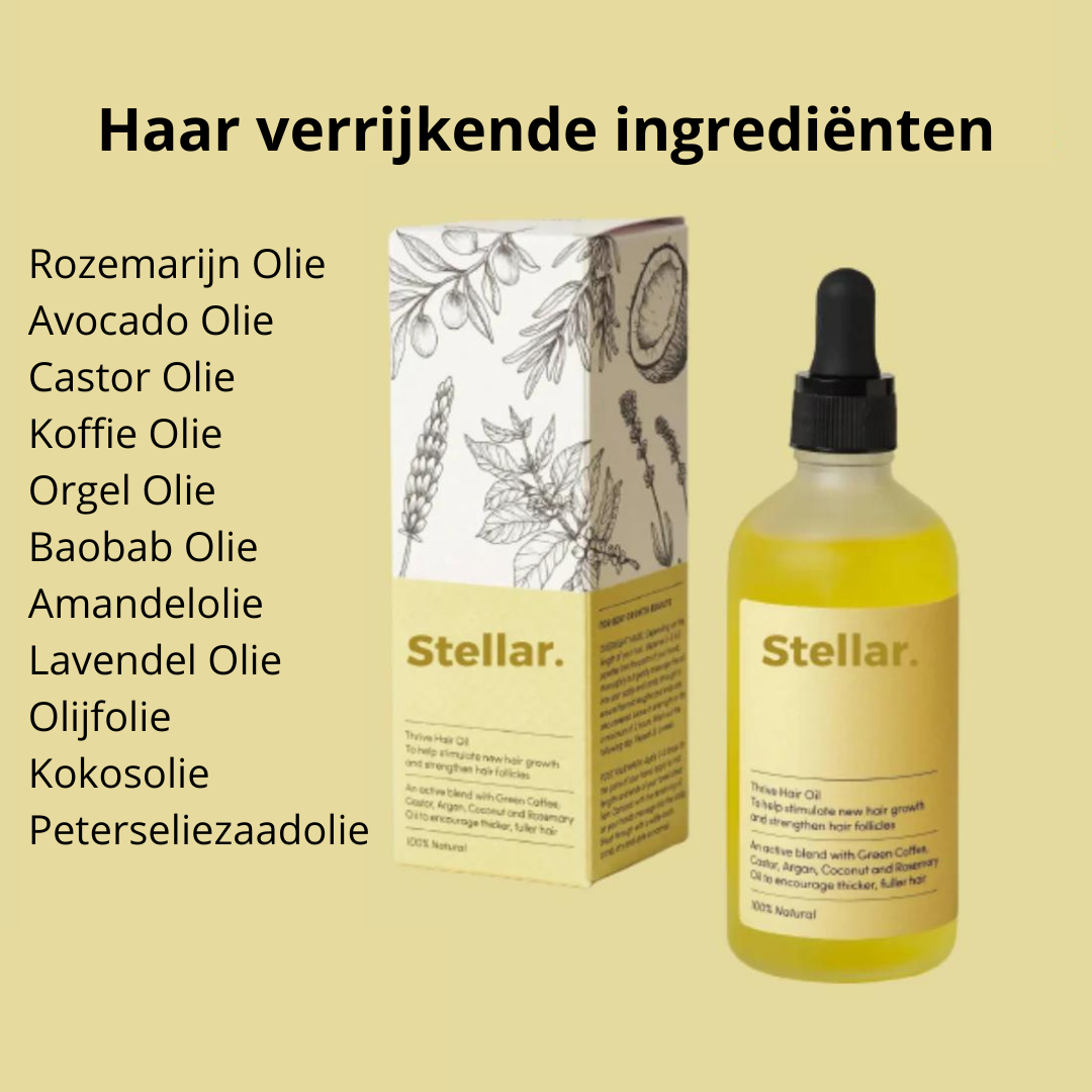 "Handflesje met natuurlijke rozemarijnolie voor haargroei, vegan, geschikt voor alle haartypes, 100% dierproefvrij."