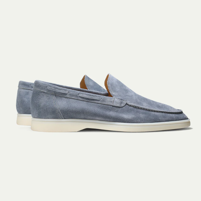 "Handgemaakte heren suède loafers: luxe, stijlvol ontwerp, zacht premium materiaal, perfect voor elke gelegenheid."