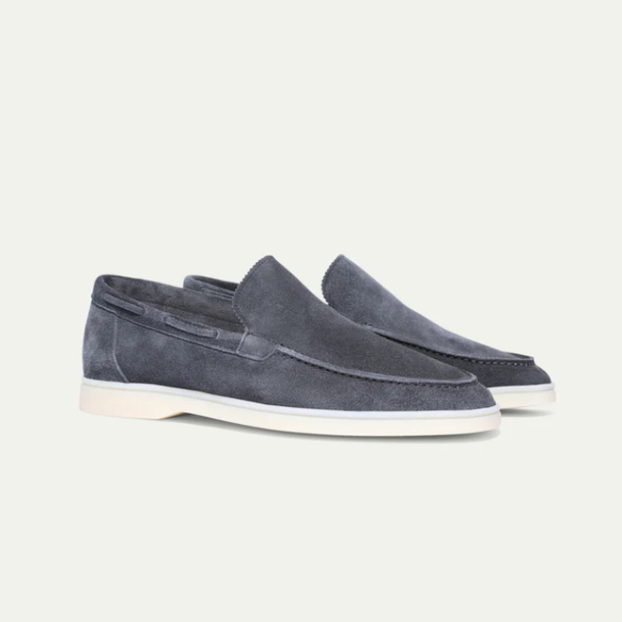 "Handgemaakte heren suède loafers: luxe, stijlvol ontwerp, zacht premium materiaal, perfect voor elke gelegenheid."