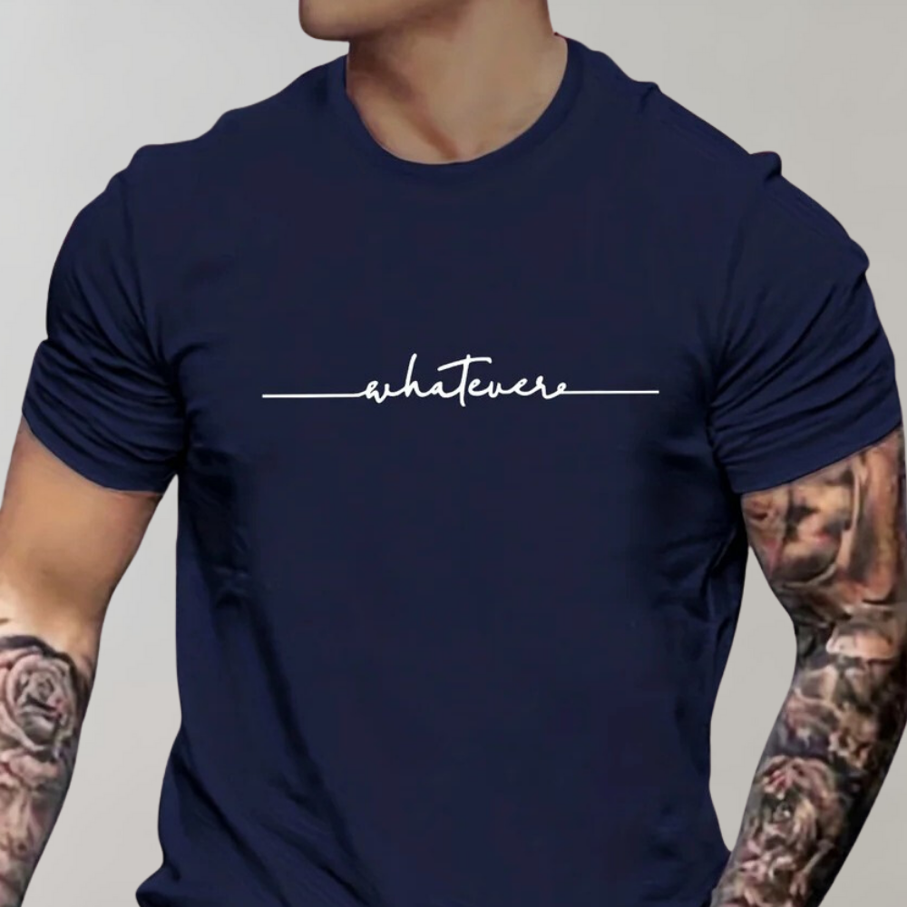 Heren Kay T-shirt, zwart, ronde hals, comfortkatoen. Ideaal voor casual zomeroutfits. Verkrijgbaar in meerdere kleuren.