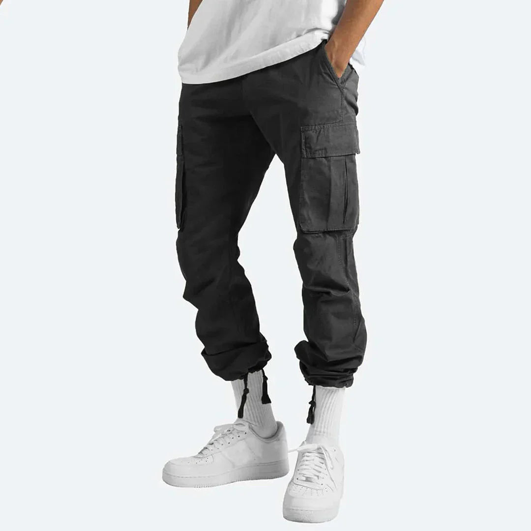 "Heren outdoor cargo broek met meerdere zakken, duurzaam en ademend ripstop-materiaal, ideaal voor avontuurlijke activiteiten