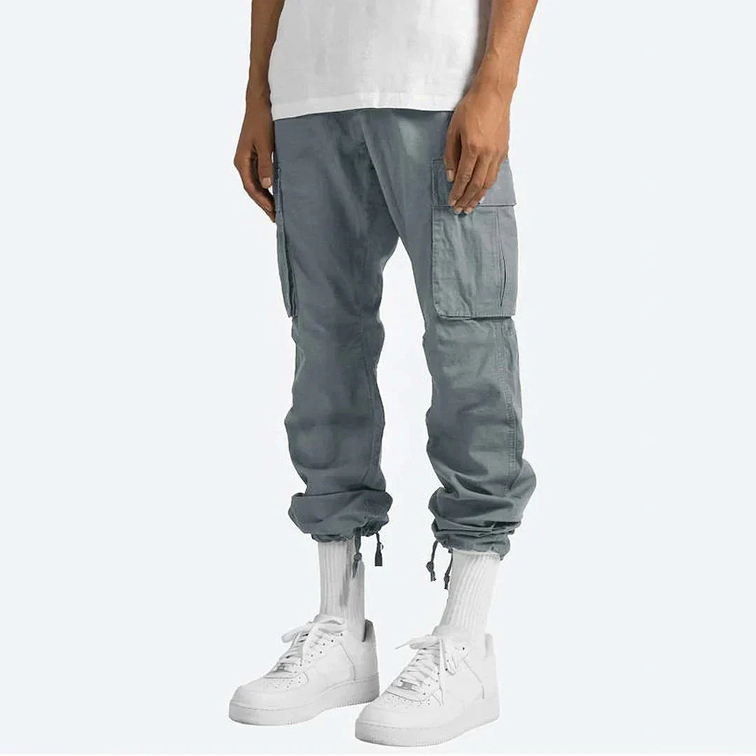 "Heren outdoor cargo broek met meerdere zakken, duurzaam en ademend ripstop-materiaal, ideaal voor avontuurlijke activiteiten