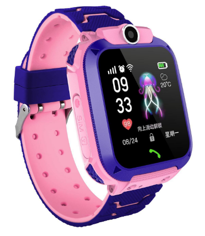 "KidGuard GPS kinderhorloge met locatie, belfunctie, SOS-knop; veilig en kleurrijk ontwerp voor kinderen"
