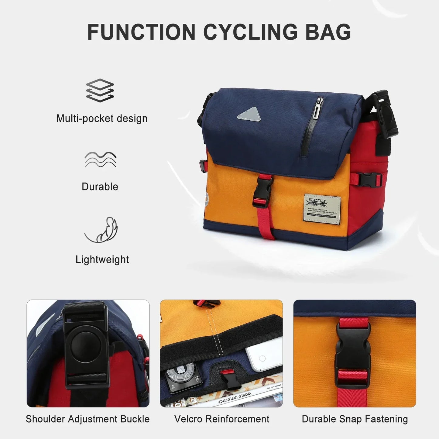 "Klassieke waterdichte crossbody reistas voor dames, met stijlvol ontwerp, verstelbare schouderriem en waterdicht materiaal."