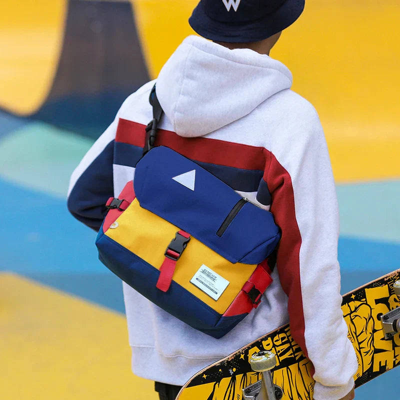 "Klassieke waterdichte crossbody reistas voor dames, met stijlvol ontwerp, verstelbare schouderriem en waterdicht materiaal."