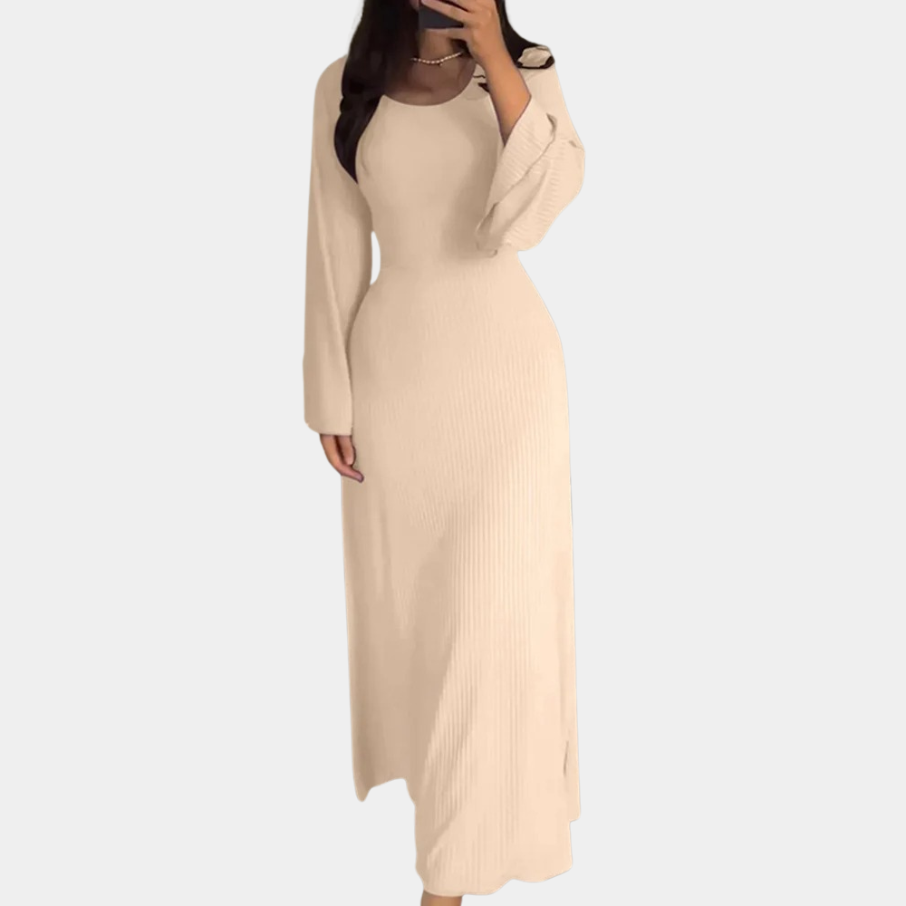 "Klassieke zomerjurk voor dames, maxi-lengte, verkrijgbaar in abrikoos, roze, wit, lichtblauw, elegant en chic ontwerp."