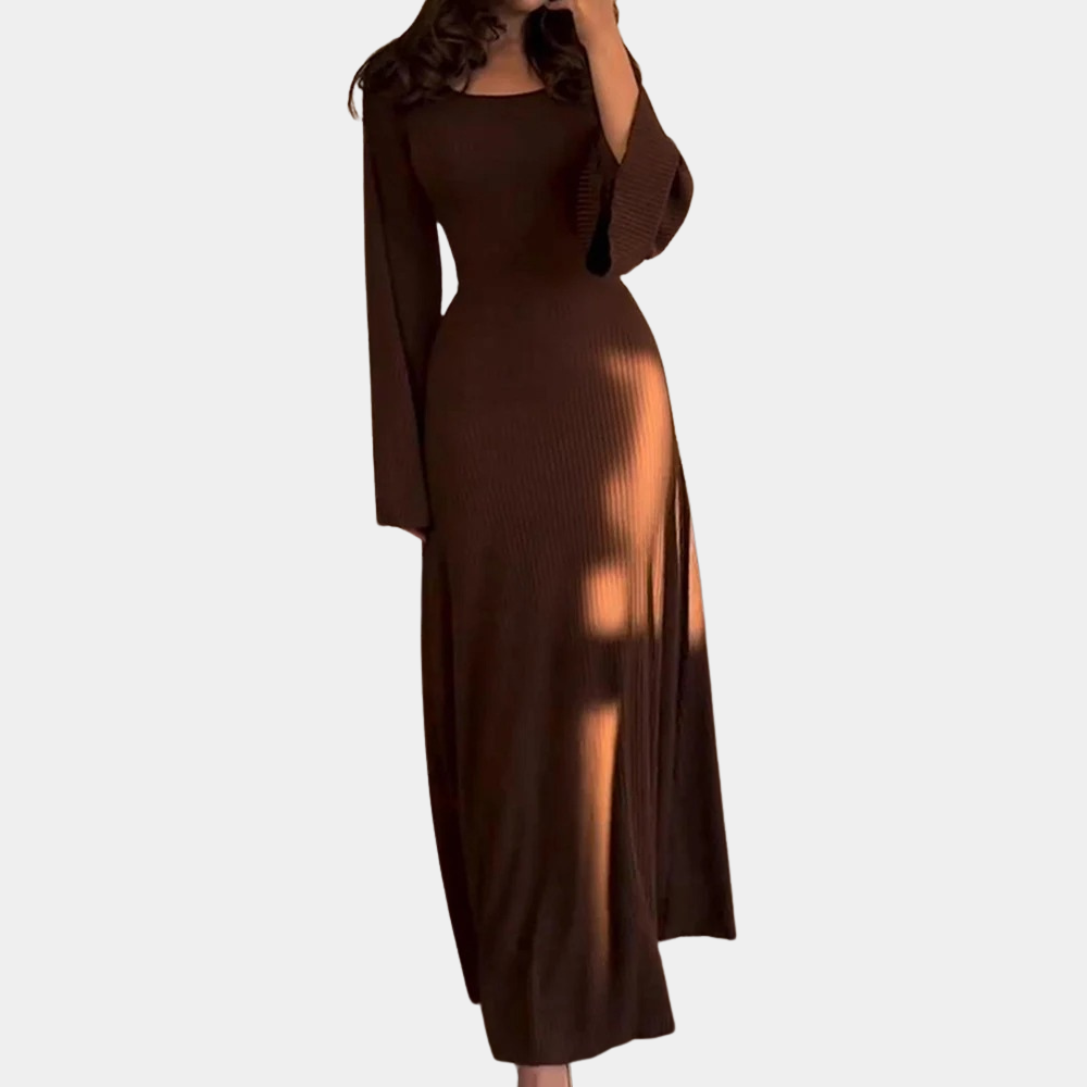 "Klassieke zomerjurk voor dames, maxi-lengte, verkrijgbaar in abrikoos, roze, wit, lichtblauw, elegant en chic ontwerp."