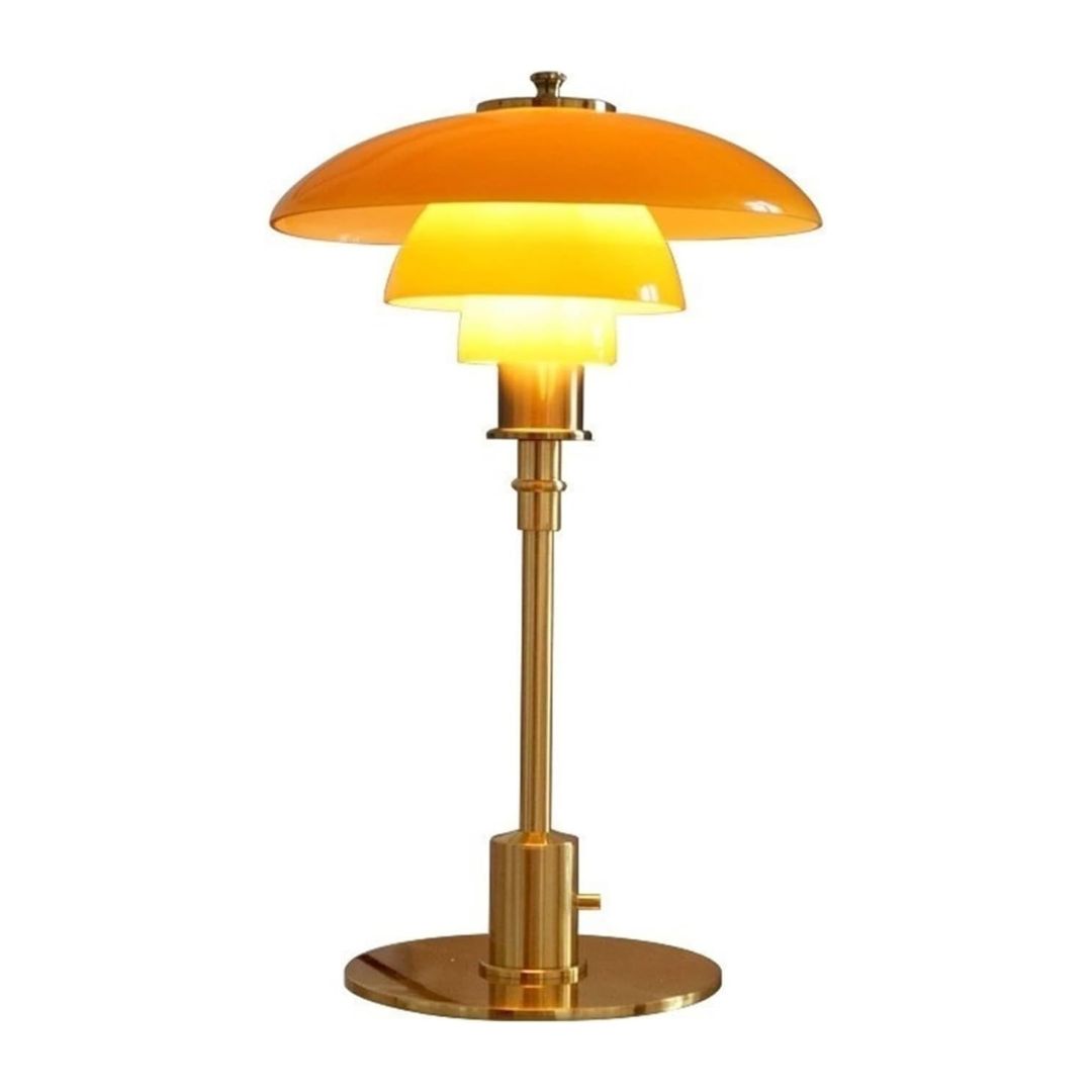 "Lena Scandinavische tafellamp van glas met LED, moderne stijl, strak ontwerp, elegant en veelzijdig voor elk interieur."