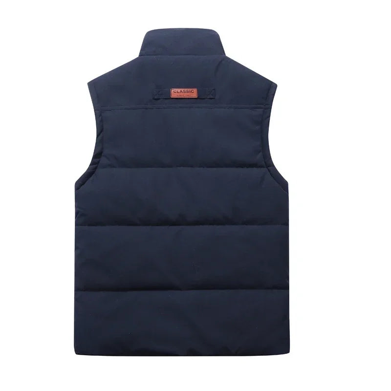 "Lichtgewicht heren bodywarmer, stijlvol en veelzijdig ontwerp, diverse kleuren: legergroen, blauw, zwart, khaki"