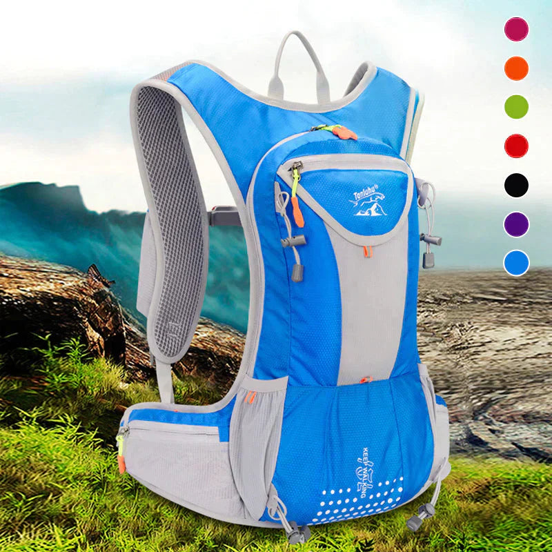 "Lichtgewicht waterdichte outdoor rugzak voor dames, ideaal voor avontuurlijke trektochten en wandelingen in diverse kleuren.