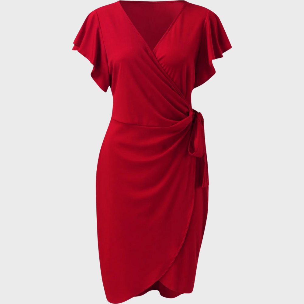"Lichtgewicht Zayra zomerjurk voor dames, elegant design in blauw, perfect voor casual en chique zomeravonturen."