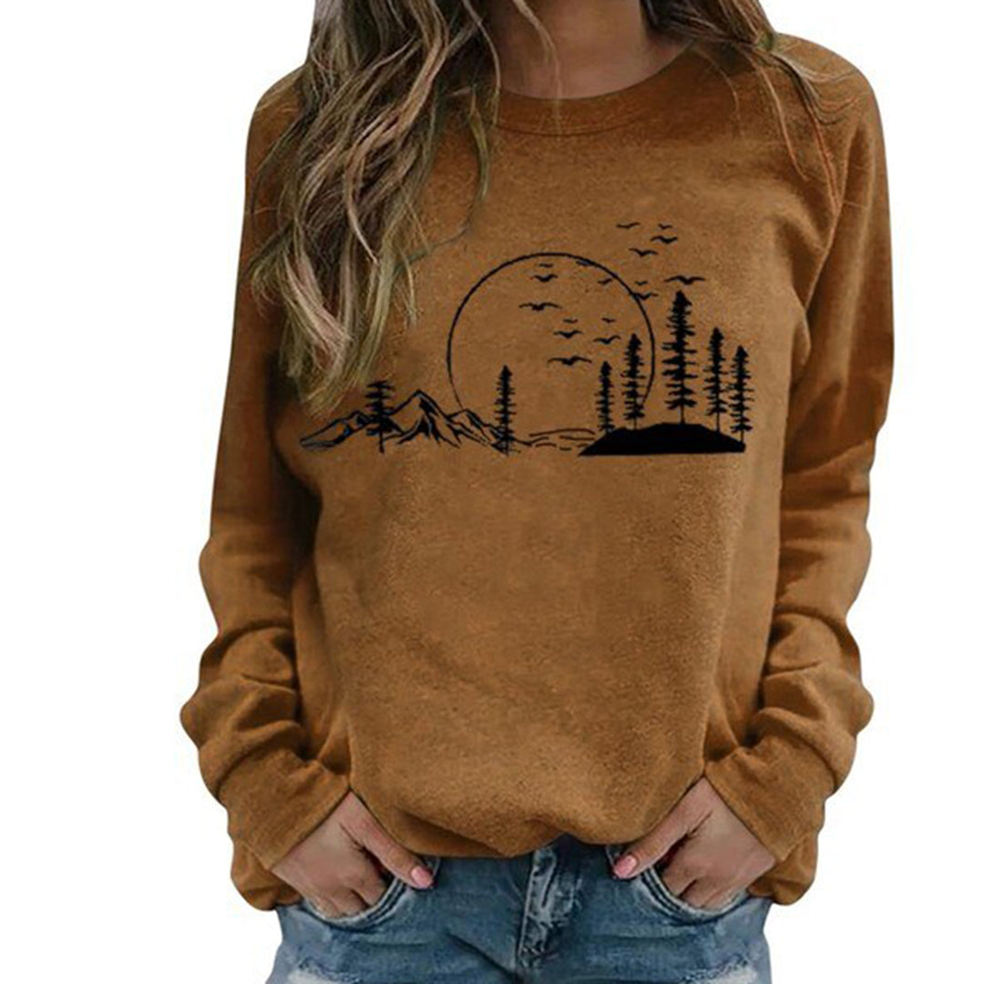 "Lily dames zomer pullover, comfortabele sweatshirt, trendy design, blauw, bruin, groen, roze, zwart, casual en ademend."