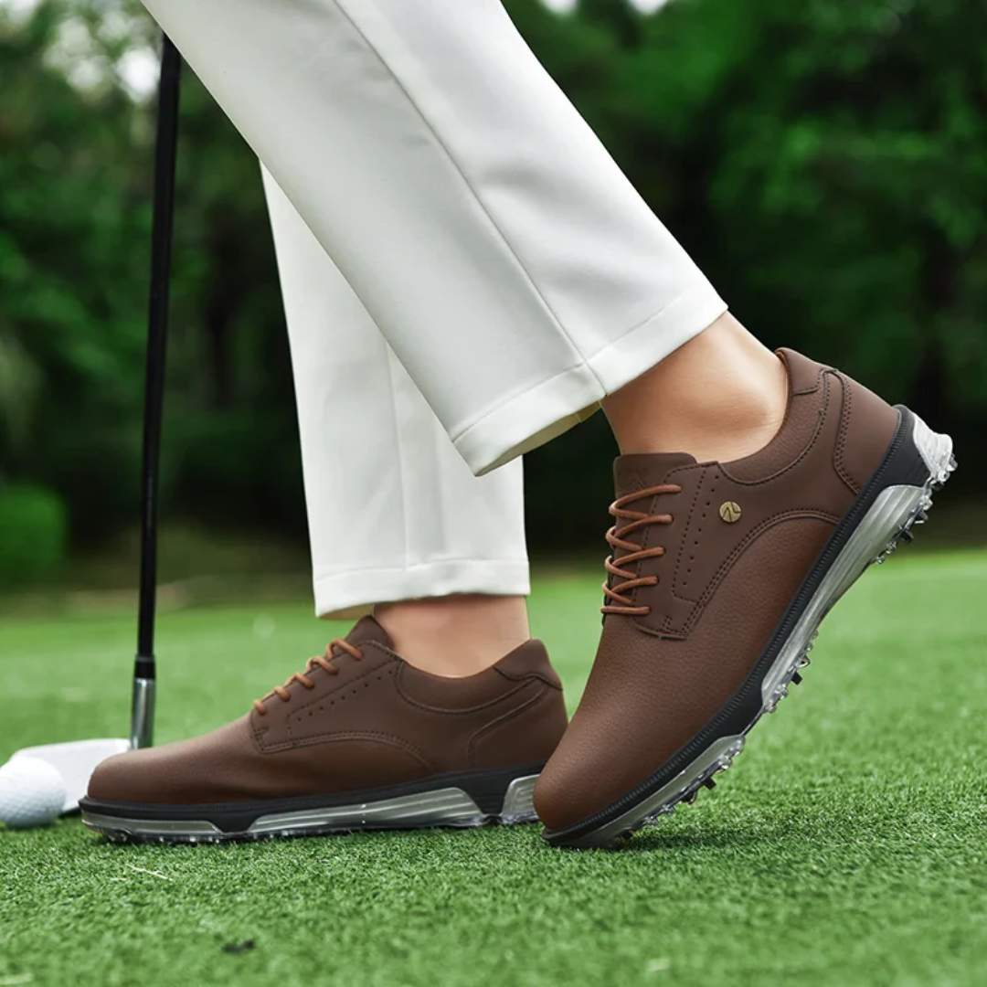 "Limited Edition golfschoenen herenschoen, wit en marineblauw, waterdicht met antislipzool voor comfort en stijl op de golfba