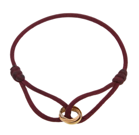 "Luxe Drie-Eenheid armband in 925 sterling zilver met drie verstrengelde ringen en verstelbare sluiting voor mannen en vrouwe