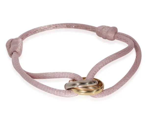 "Luxe Drie-Eenheid armband in 925 sterling zilver met drie verstrengelde ringen en verstelbare sluiting voor mannen en vrouwe