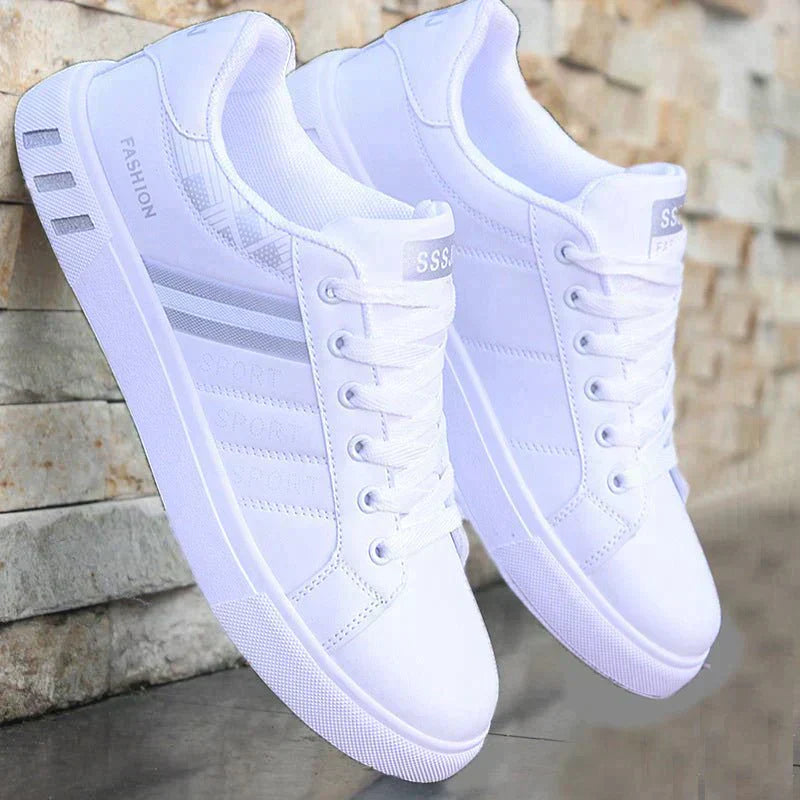 "Moderne herensneakers met ademend mesh en verende zool, perfect voor stijl en comfort bij elke gelegenheid."