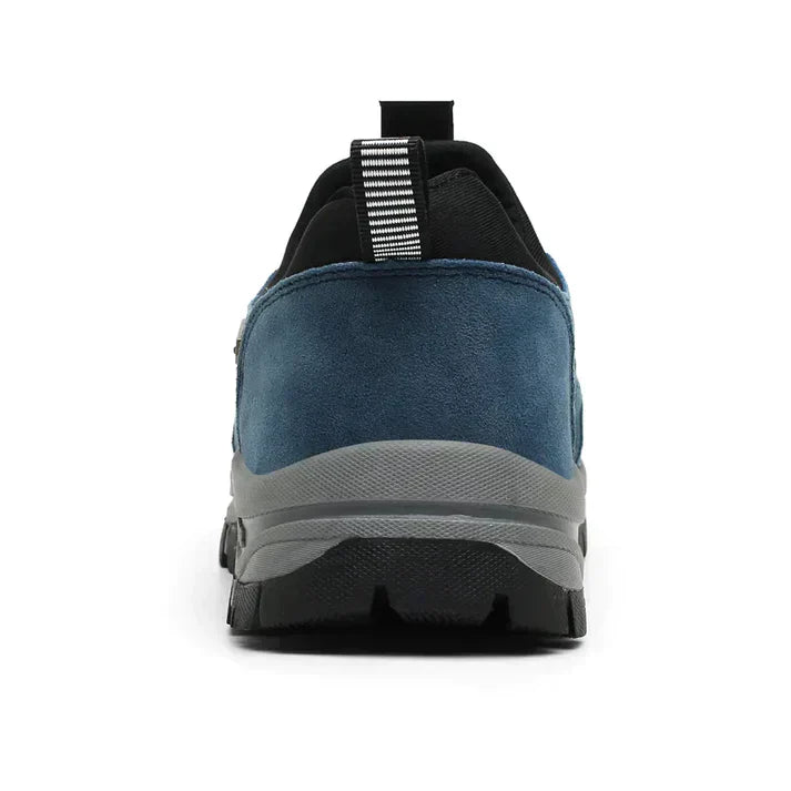 "Orion™ orthopedische suède wandelschoenen heren, ergonomische inlegzolen, luxe blauwe uitstraling, lichtgewicht en comfortab