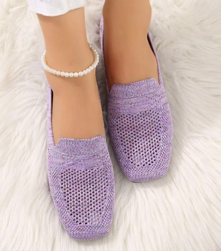 "Orthopedische antislip platte schoenen, elegant ontwerp, ademend materiaal, ideaal voor dagelijks comfort en stijl."