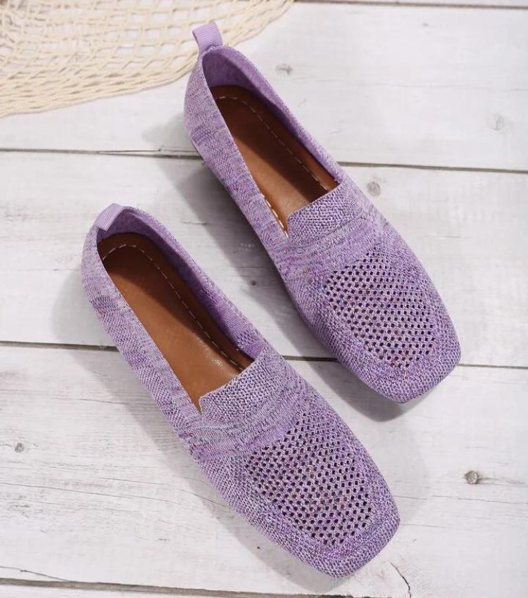 "Orthopedische antislip platte schoenen, elegant ontwerp, ademend materiaal, ideaal voor dagelijks comfort en stijl."