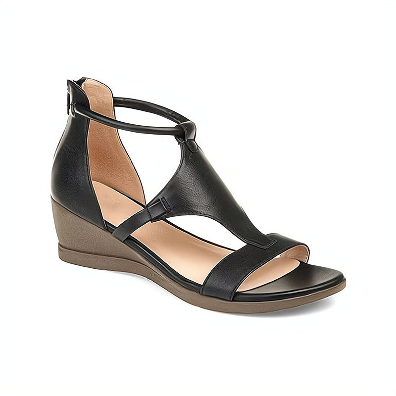"Orthopedische dames sandalen, ergonomisch en stijlvol, lichtbruin, bieden comfort en ondersteuning voor dagelijks gebruik."