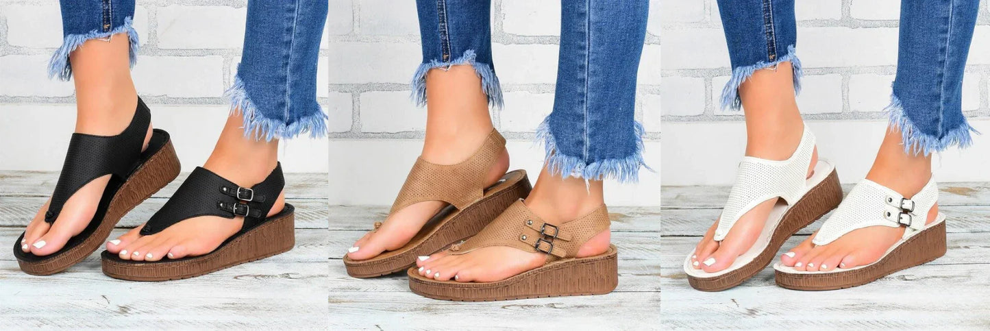 "Orthopedische dames sandalen met moderne, vrouwelijke look en comfort, perfect voor houding en pijnverlichting."