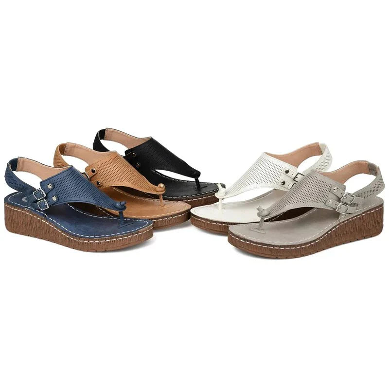 "Orthopedische dames sandalen met moderne, vrouwelijke look en comfort, perfect voor houding en pijnverlichting."