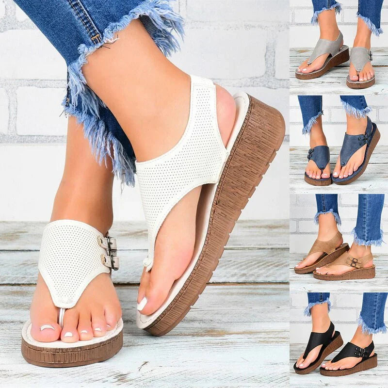"Orthopedische dames sandalen met moderne, vrouwelijke look en comfort, perfect voor houding en pijnverlichting."