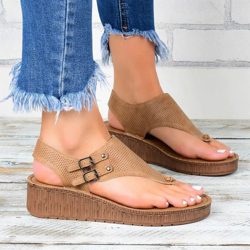 "Orthopedische dames sandalen met moderne, vrouwelijke look en comfort, perfect voor houding en pijnverlichting."