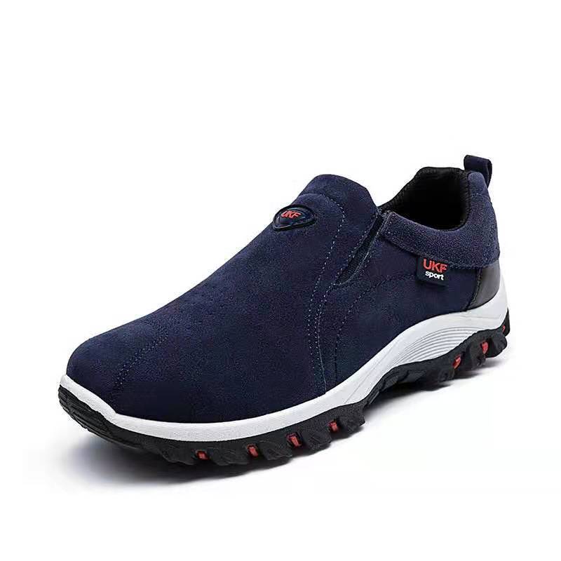Orthopedische mannenschoenen Olavi, ergonomisch met brede teen doos, stijlvol in beige, blauw, grijs, zwart, maximale comfort