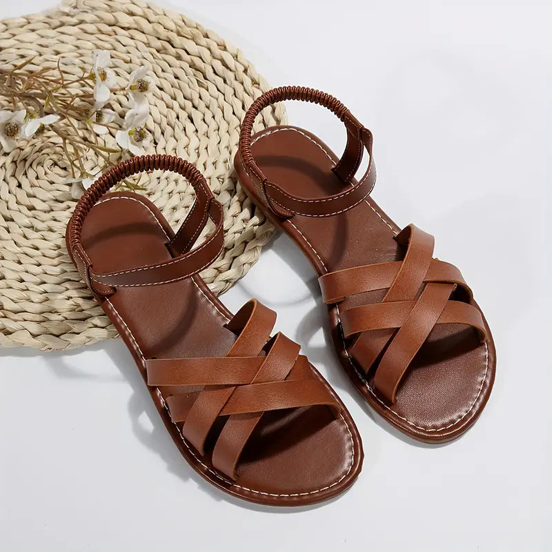 "Orthopedische sandalen voor dames met open teen, comfortabel en stijlvol, met verstelbare bandjes en ergonomisch voetbed."
