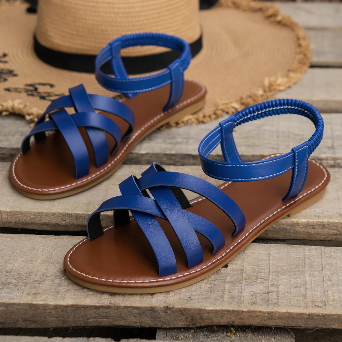 "Orthopedische sandalen voor dames met open teen, comfortabel en stijlvol, met verstelbare bandjes en ergonomisch voetbed."