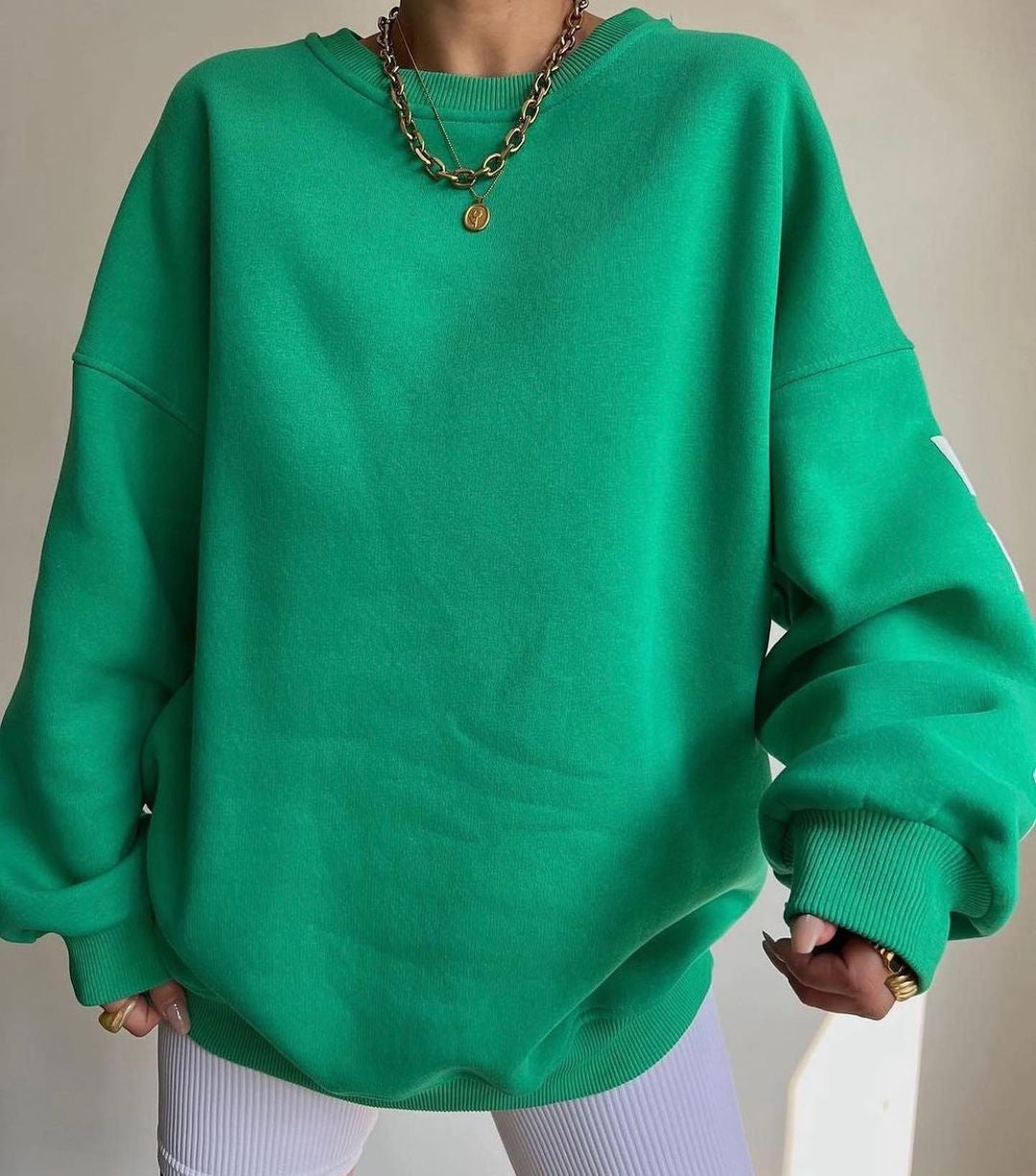 Oversized comfy sweater voor dames, trendy en zacht, casual-chique look, ideaal voor elke gelegenheid en elk seizoen.