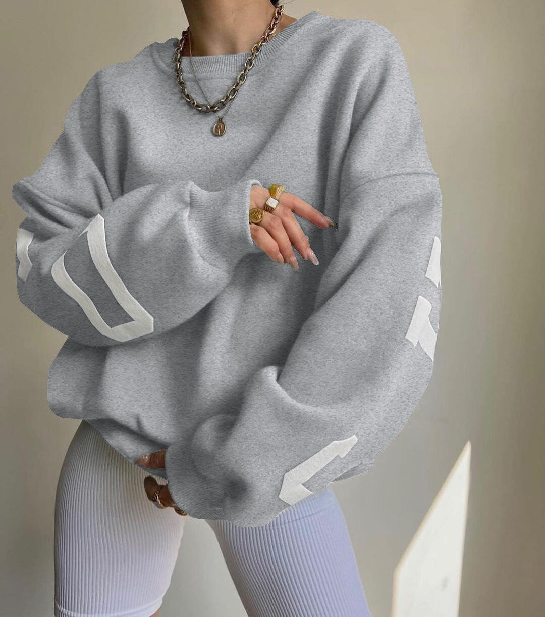 Oversized comfy sweater voor dames, trendy en zacht, casual-chique look, ideaal voor elke gelegenheid en elk seizoen.