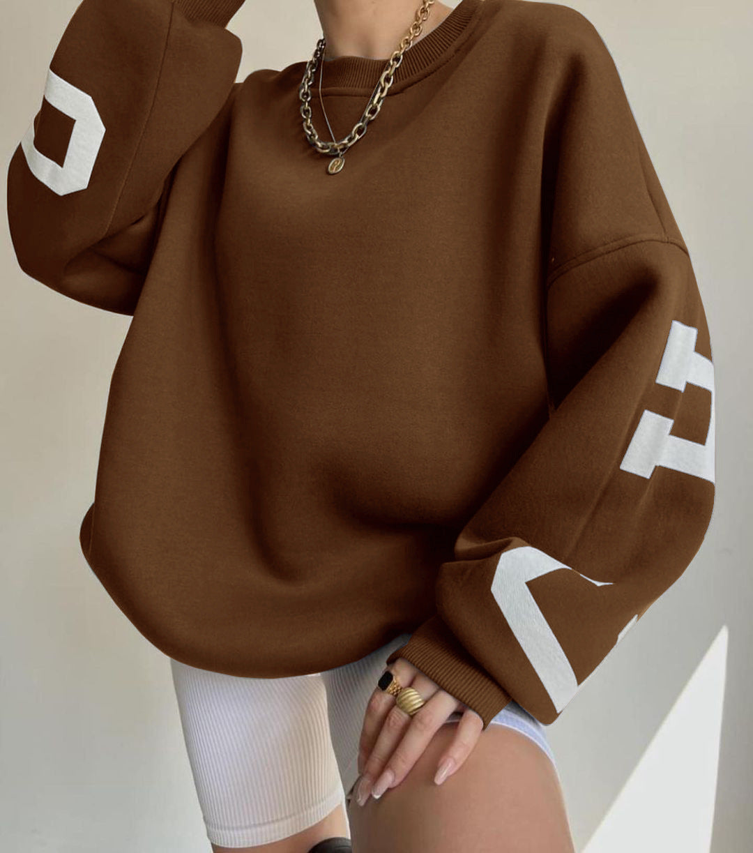 Oversized comfy sweater voor dames, trendy en zacht, casual-chique look, ideaal voor elke gelegenheid en elk seizoen.