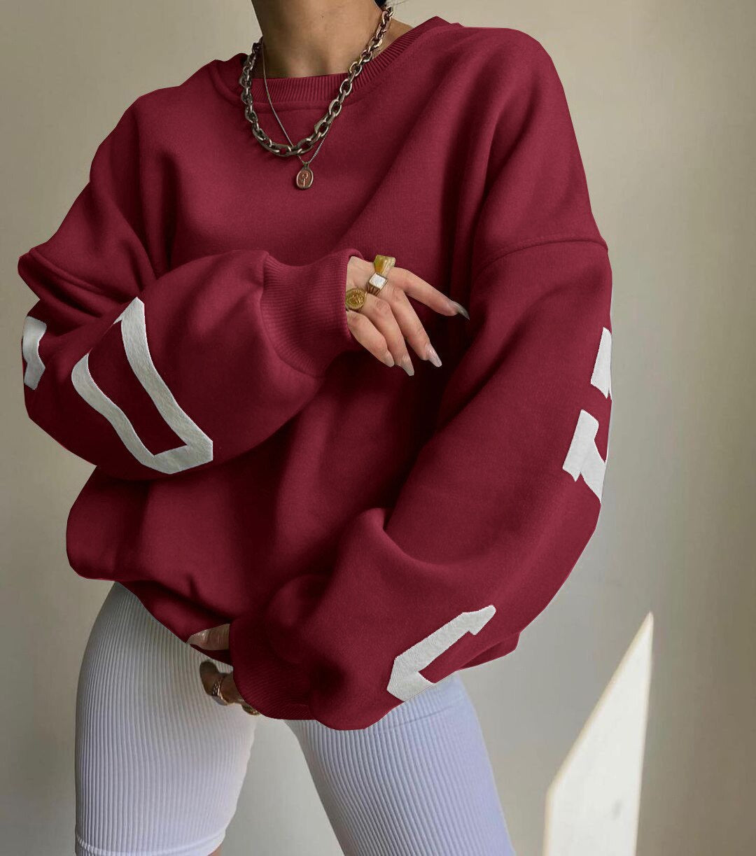 Oversized comfy sweater voor dames, trendy en zacht, casual-chique look, ideaal voor elke gelegenheid en elk seizoen.