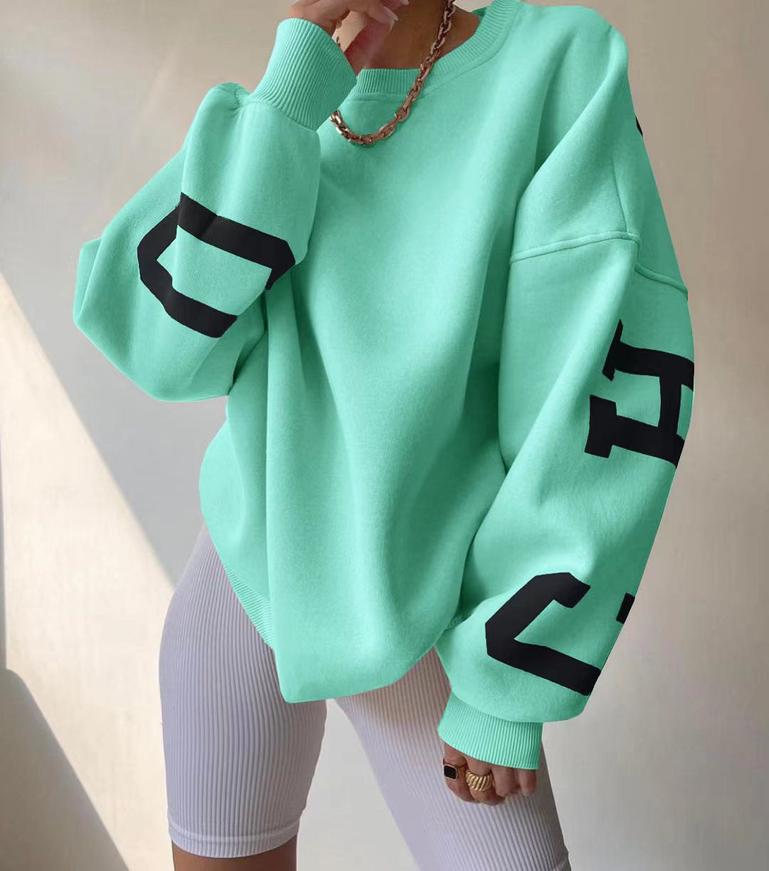 Oversized comfy sweater voor dames, trendy en zacht, casual-chique look, ideaal voor elke gelegenheid en elk seizoen.