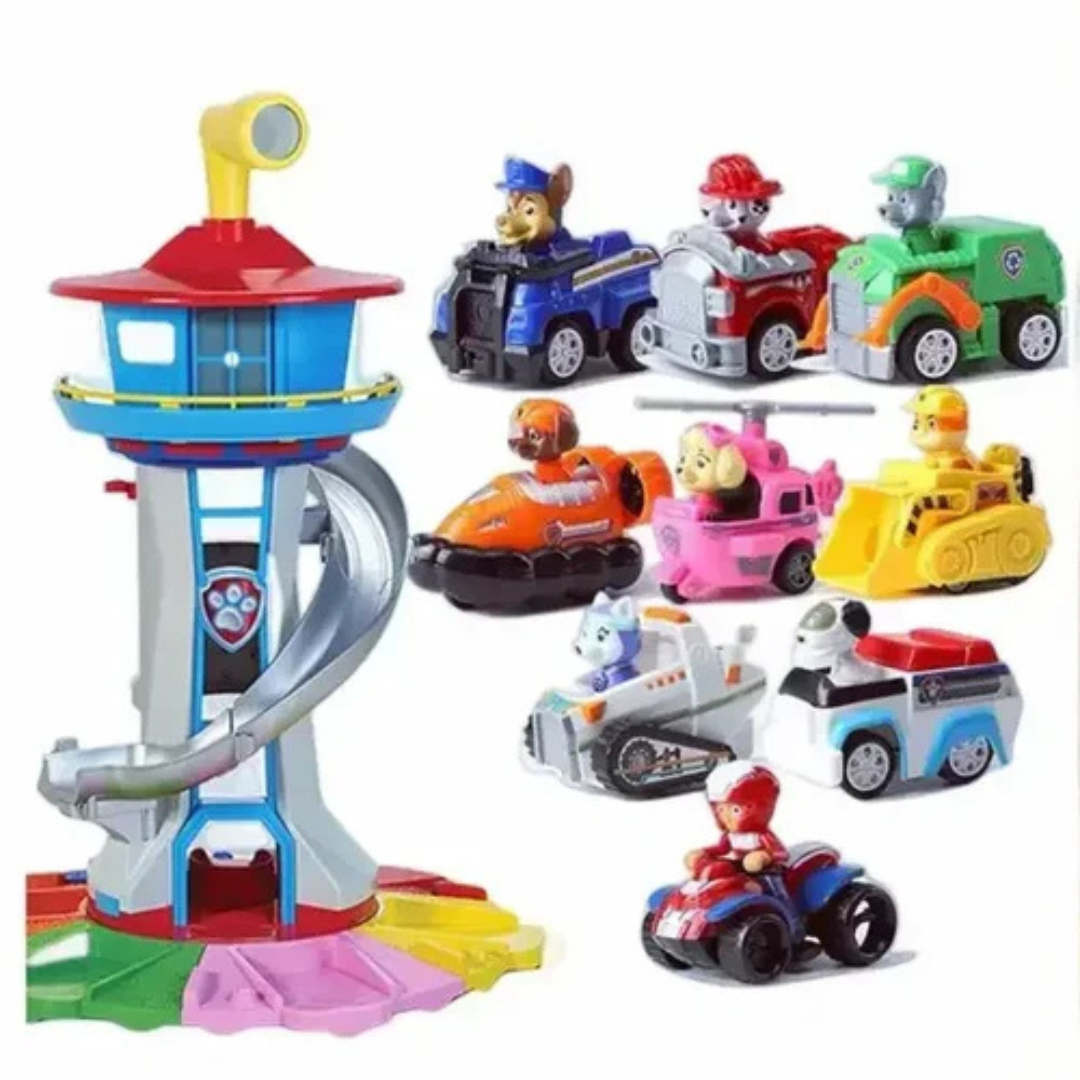 "PawPatrol Speel Toren - Interactief educatief kinderspeelgoed, kleurrijke speeltoren, bevordert creativiteit en probleemoplo