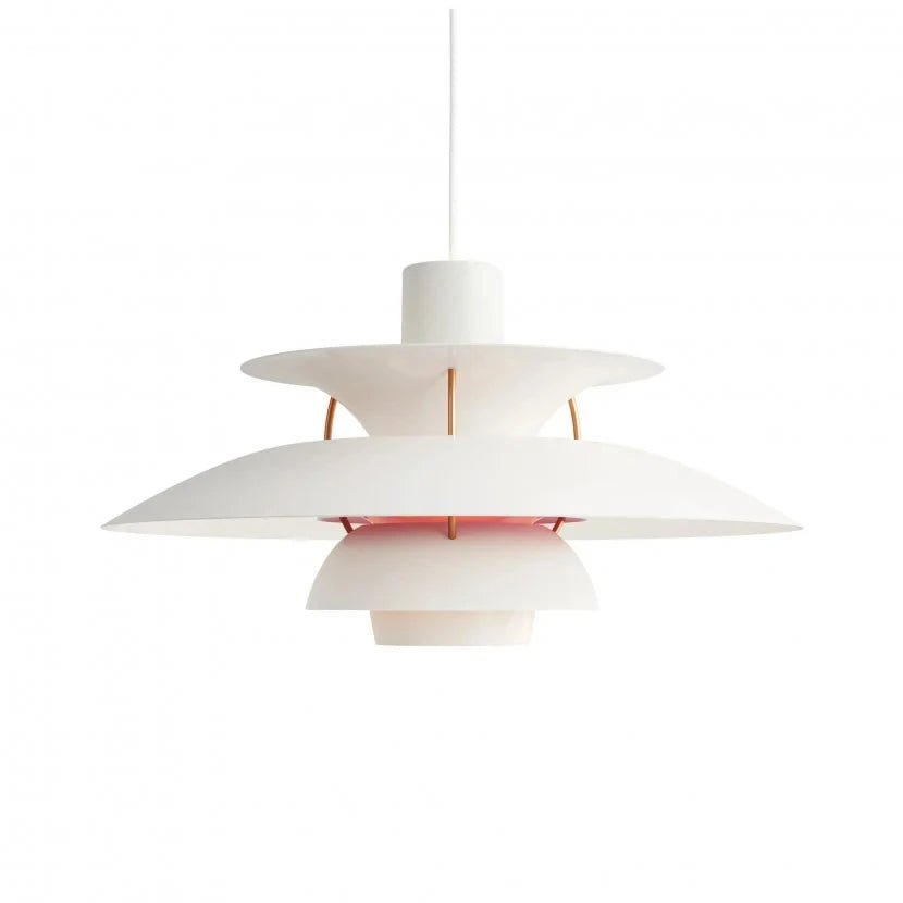 "Scandinavische plafondlamp met modern design, dimbare functie, in blauwe, oranje of zwarte finish, LED-compatibel"