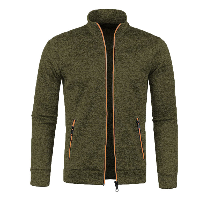 "Sportief blauw heren fleece vest, ademend en comfortabel, met moderne pasvorm voor sportieve of casual gelegenheden."