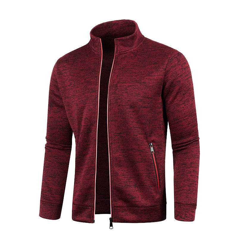 "Sportief blauw heren fleece vest, ademend en comfortabel, met moderne pasvorm voor sportieve of casual gelegenheden."
