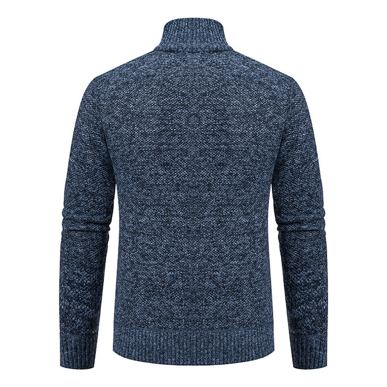 "Stijlvol Connor herenvest, tijdloos en comfortabel, elegante geribde kraag en manchetten, zacht ademend materiaal."