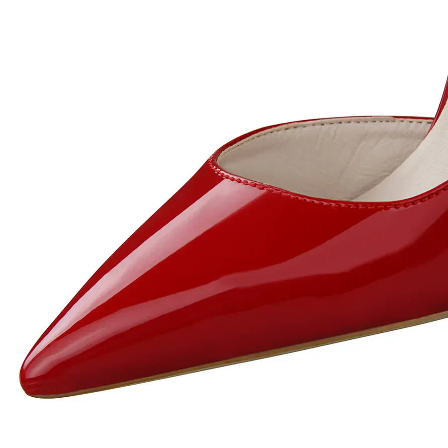 "Stijlvolle T-strap orthopedische pumps voor dames, zwarte elegante hakken met ergonomische zool voor comfort en steun"
