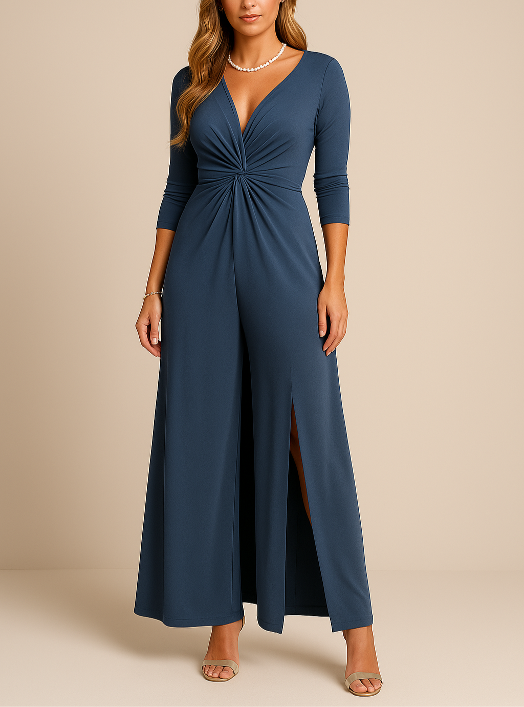 "Tweedelige dames co-ord set, stijlvolle top met bijpassende broek, zachte stof, elegante look, ideaal voor elke gelegenheid"