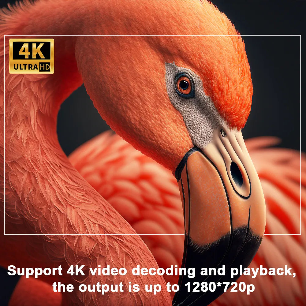 "Ultra HD projector met strak ontwerp, compact en draagbaar. Verbluffende helderheid, geschikt voor elk interieur."